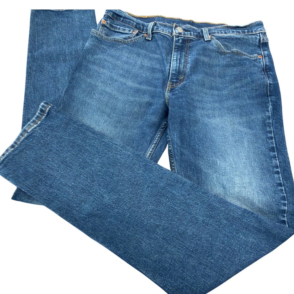 Levis‎ 511 Slim Fit Mens Jeans 34x34 Medium Wash Blue Denim WaterLess 04511-1390